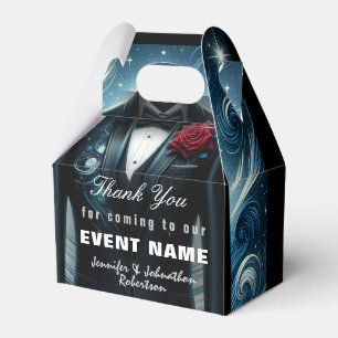 Black Tuxedo Thank You Gift Box