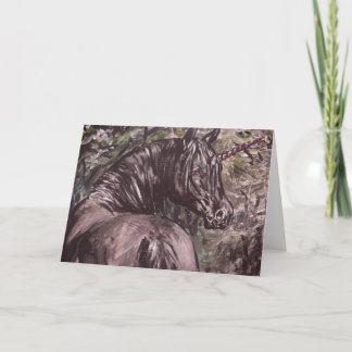 black unicorn card