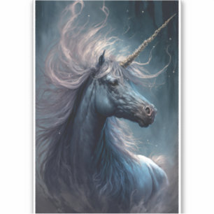 Black Unicorn Fantasy Art