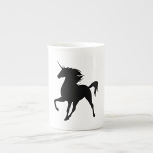 Black Unicorn Silhouette Mug