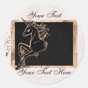 Black Unicorn Stickers
