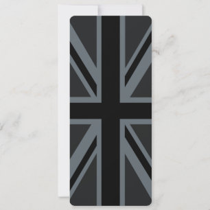 Black Union Jack British Flag Design Customise it