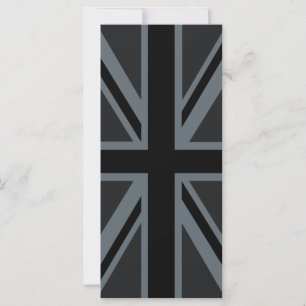 Black Union Jack British Flag Design Customise it