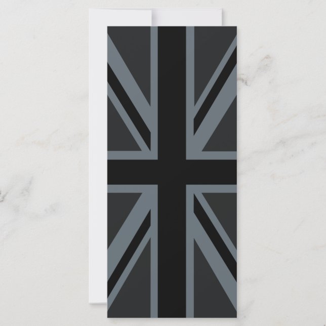 Black Union Jack British Flag Design Customise it (Front)