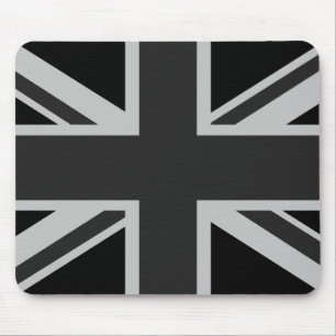 Black Union Jack Mousepad