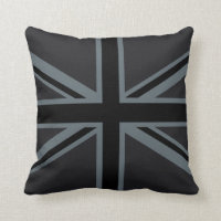 Black Union Jack UK Flag Design