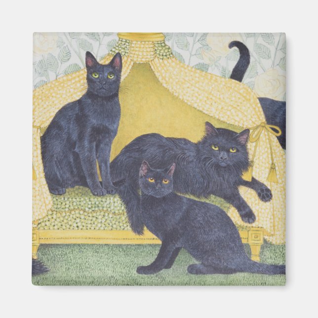 Black velvet magnet (Front)