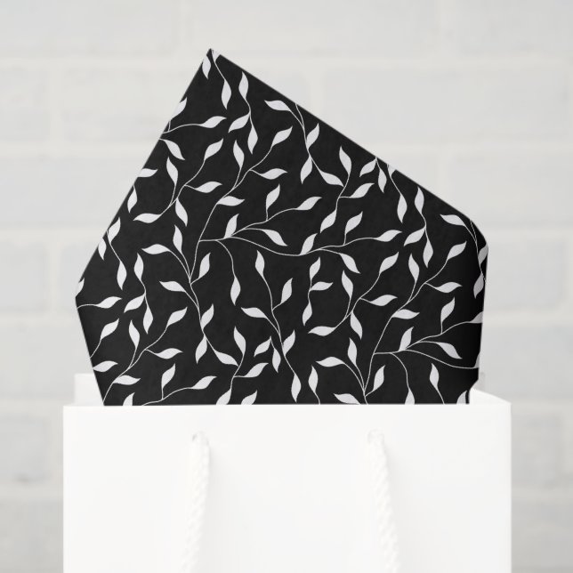 Black Vine Tissue Paper (Gift Bag)