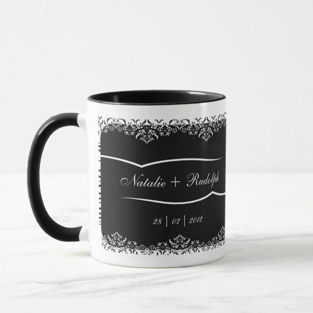 Black Vintage mug (Left)