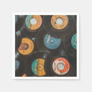 Black Vinyl Classic Records Napkin