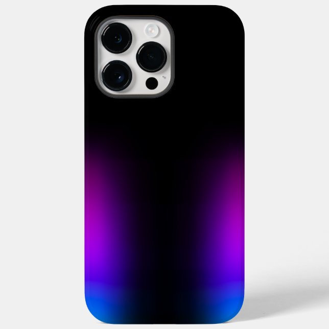 Black Violet Gradient Glow Case-Mate iPhone Case (Back)