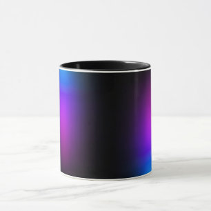 Black Violet Gradient Glow Mug