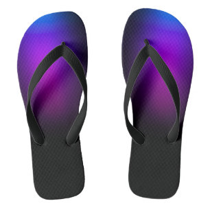 Black Violet Gradient Glow Thongs