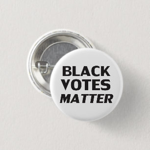 black votes matter - button