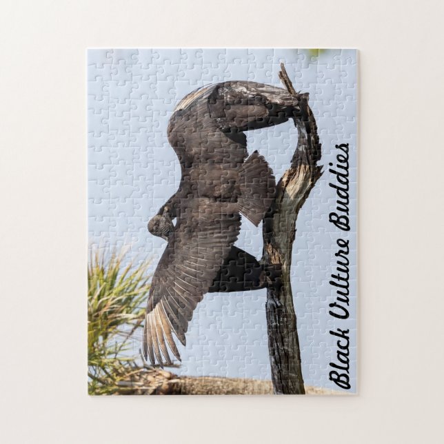 Black Vulture Buddies Jigsaw Puzzle (Vertical)