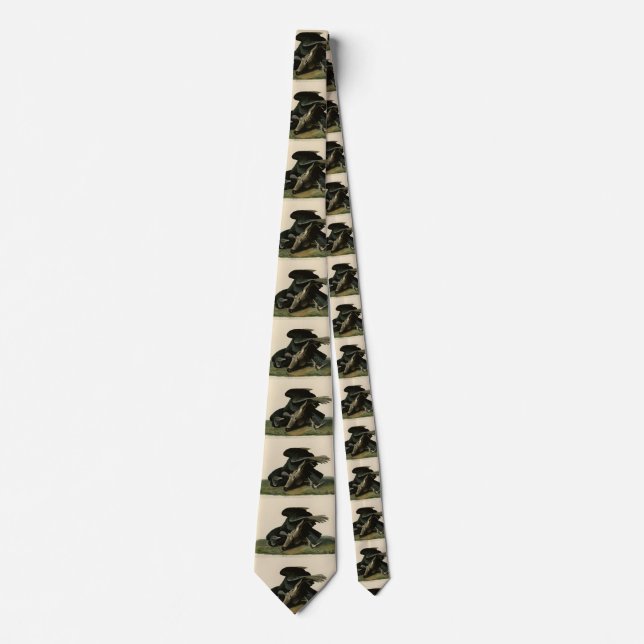 Black Vulture, from Audubon's Birds of America Tie (Front)