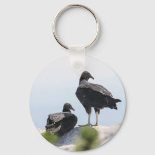Black Vultures Key Ring