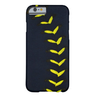 softball iphone case au stitches baseball yellow