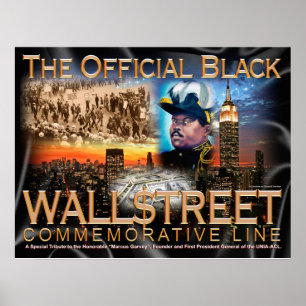 BLACK WALL STREET 24" x 18.5" POSTER ART