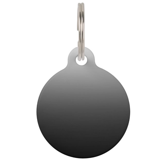 Black Wallpaper Pet Tag (Front)