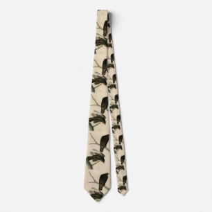 Black Warrior (Red-tailed Hawk) from Audubon Birds Tie