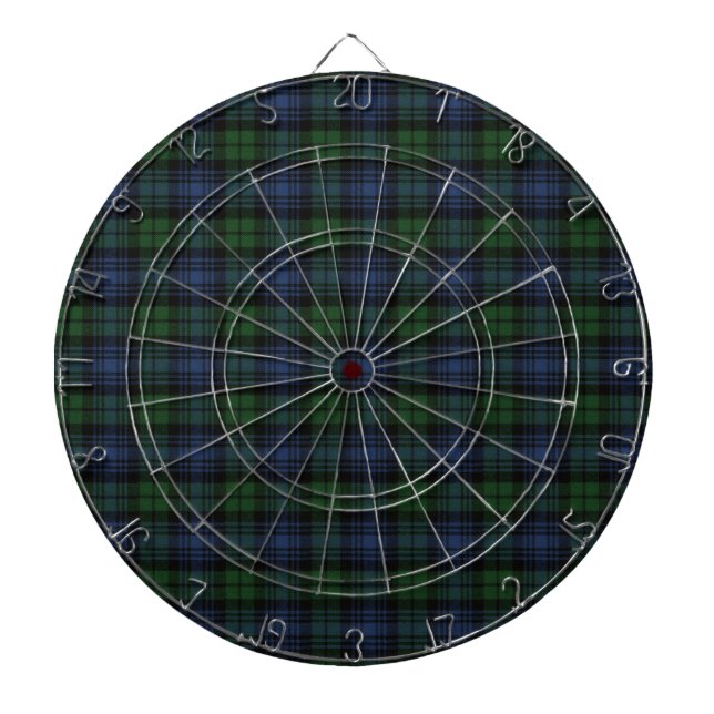 Black Watch Ancient Original Scottish Tartan   Dartboard (Front)