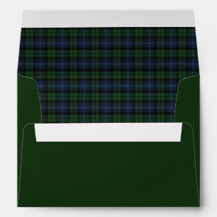 Black Watch Ancient Scottish Tartan Envelope
