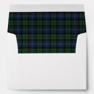 Black Watch Ancient Tartan Envelope