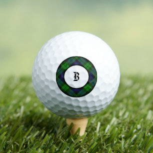 Black Watch Campbell Clan Plaid Golf Balls