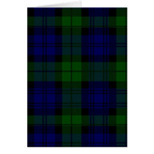 Black Watch clan tartan blue green plaid