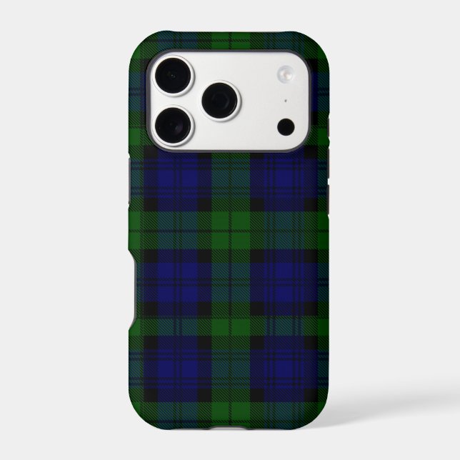 Black Watch Tartan Blue Green Plaid (Back)