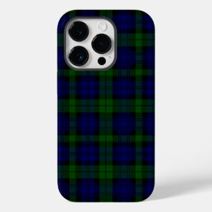 Black Watch Tartan Blue Green Plaid Case-Mate iPhone 14 Pro Case