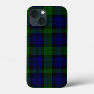 Black Watch Tartan Blue Green Plaid iPhone 13 Mini Case
