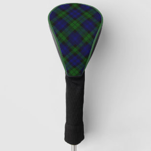 Black Watch Tartan Blue Green Plaid Golf Head Cover