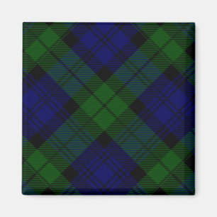 Black Watch Tartan Blue Green Plaid Magnet