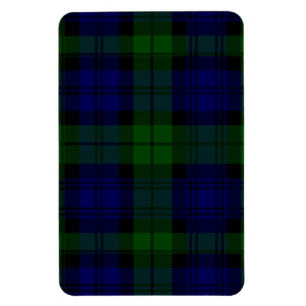 Black Watch Tartan Blue Green Plaid Magnet
