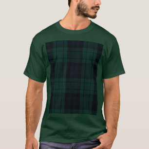Black Watch tartan Graphic  T-Shirt
