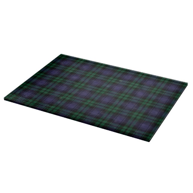 Black Watch Tartan, Plaid Cutting Board (Corner)