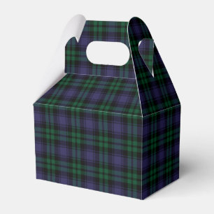 Black Watch Tartan, Plaid Favour Box