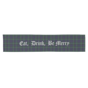 Black Watch Tartan Plaid Table Runner