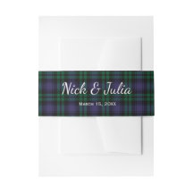 Black Watch Tartan, Plaid Wedding