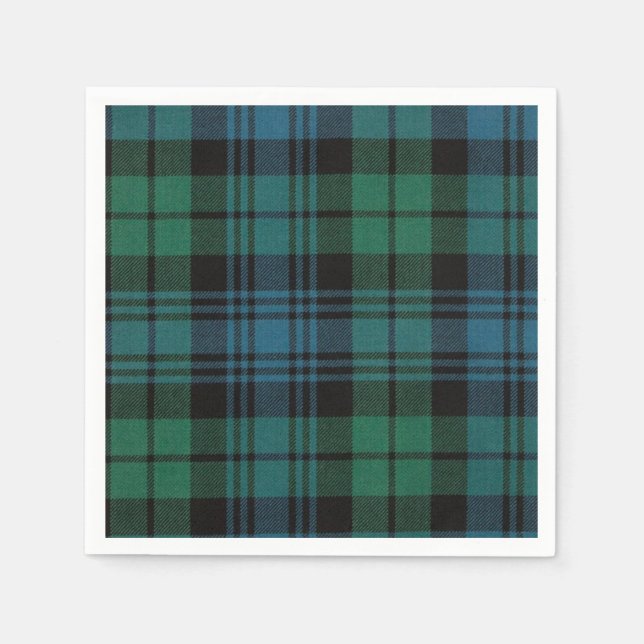 Black Watch Tartan Restored Napkin (Front)