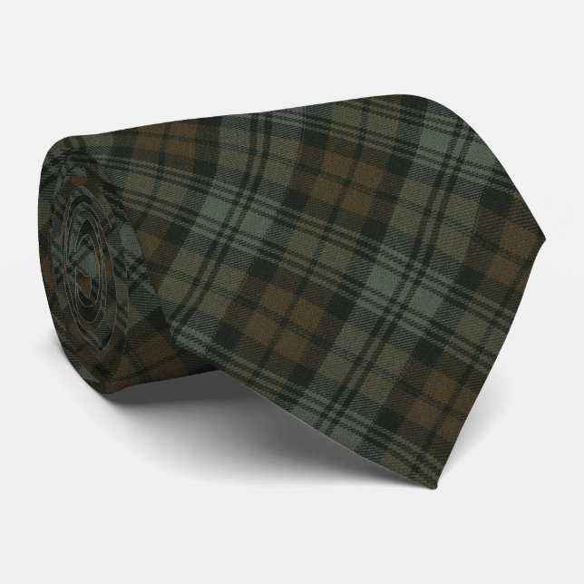 Black Watch Weathered Original Scottish Tartan Tie (Rolled)