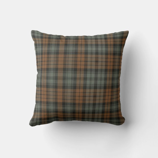 BLACK WATCH WEATHERED TARTAN CUSHION
