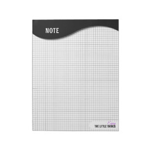 Black Wave "Enjoy Little Things" Grid Dot Notes