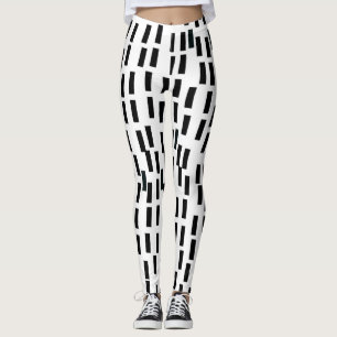 Black Waves Leggings