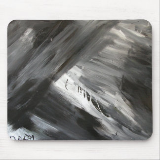 BLACK WAVES MOUSE PAD