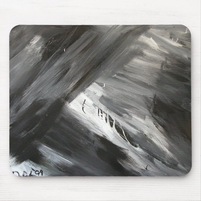 BLACK WAVES MOUSE PAD (Front)