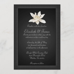 Black Wedding Invitations