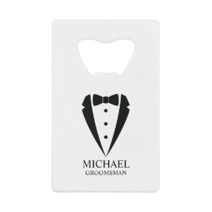 Black Wedding Tuxedo Suit Personalised Groomsmen